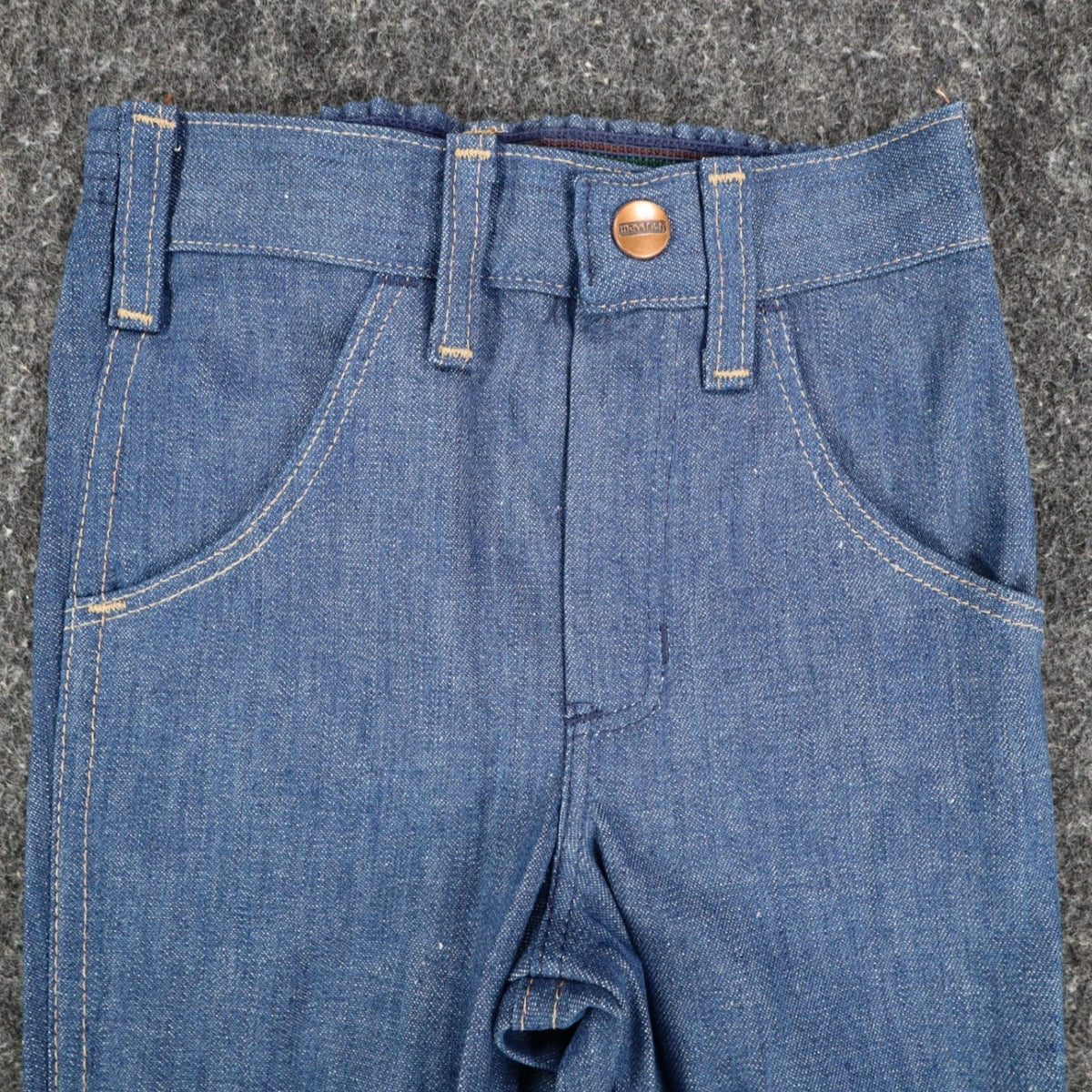 Young Maverick Jeans Size 4 Vintage 70s Blue Denim Bootcut Deadstock USA Made - take2supply
