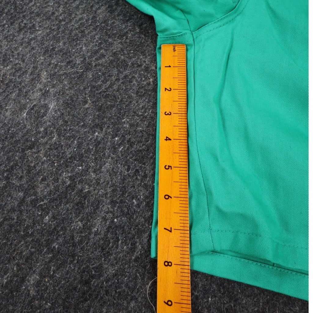 Hang Ten Vintage Shorts Womens 9/10 80s Green Cotton High Waist Made in USA NOS - take2supply
