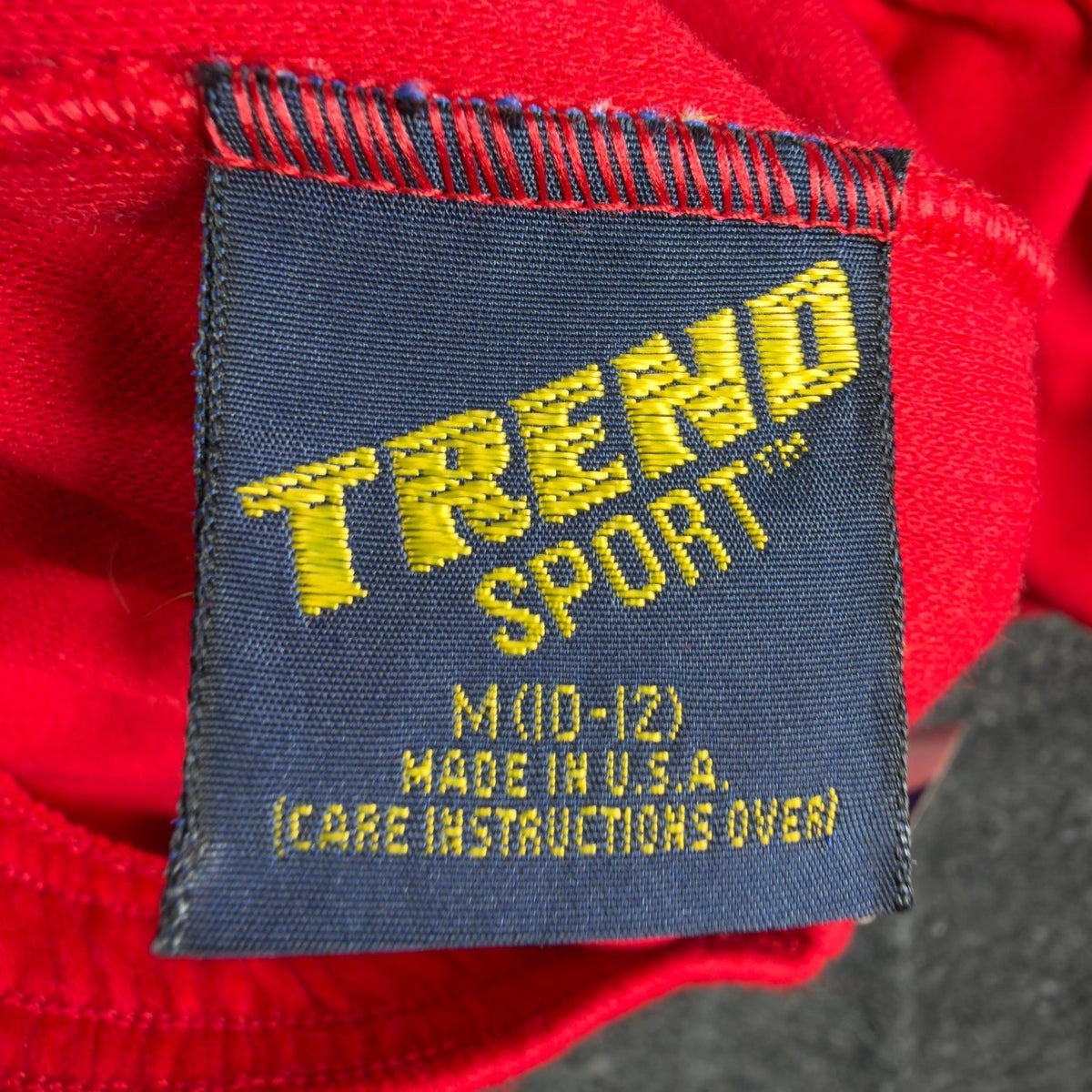 Trend Sport Vintage 80s Shorts Boys Medium 10-12 Red Cotton Blend NWT USA Made - take2supply