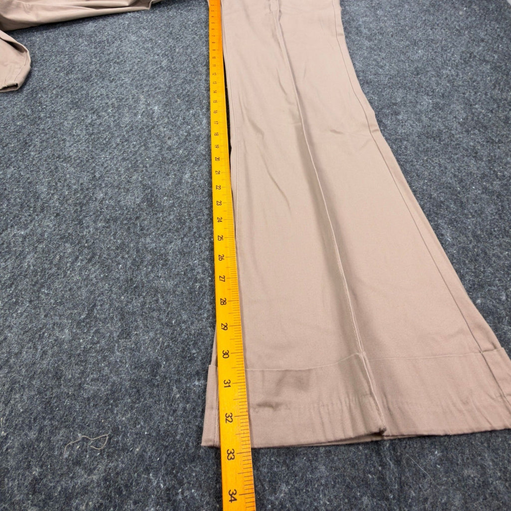 Jolt Y2K Flare Leg Trousers Juniors 13 Khaki Cotton Blend NWT - take2supply