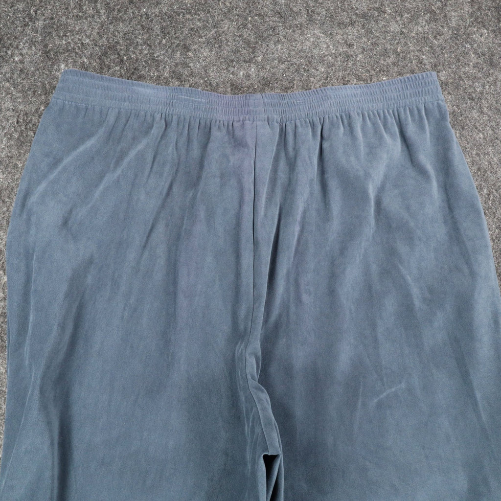 Erin London Corduroy Pants Womens XL Silverado Blue Pleated Straight Leg NWT - take2supply