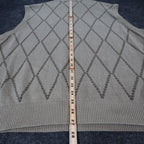 Cypress Links Sweater Vest Mens XL Tan Cotton Argyle Golf Knit Sleeveless V-Neck - take2supply