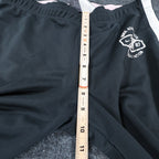 Nike Track Pants Girls M Black Excellent Side Stripe Athletics Logo - take2supply