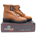 Double-H Boots Packer Work Boots Womens 5.5 D Vintage 90s Brown Leather DH 925Y - take2supply
