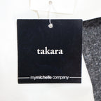Takara Trench Coat Womens M White Belted Double Breasted Smocked NOS NWT - take2supply