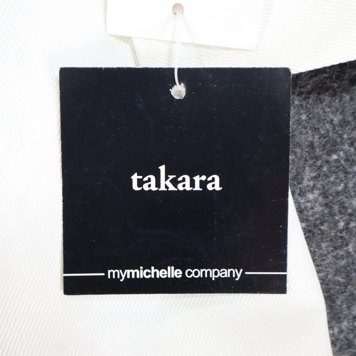 Takara Trench Coat Womens M White Belted Double Breasted Smocked NOS NWT - take2supply