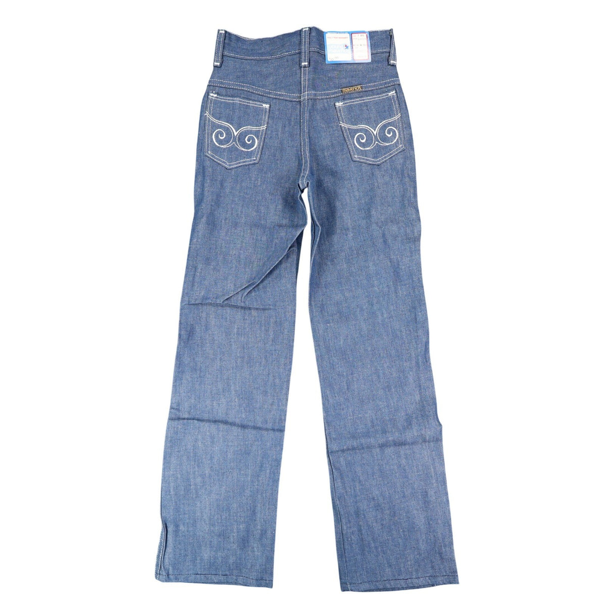 Vintage Young Maverick Boys Jeans 7 Regular Blue Straight Leg USA NWT - take2supply