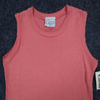 Company Collection Tank Top Women Petite S Coral Pink Knit Shell USA Made NWT - take2supply