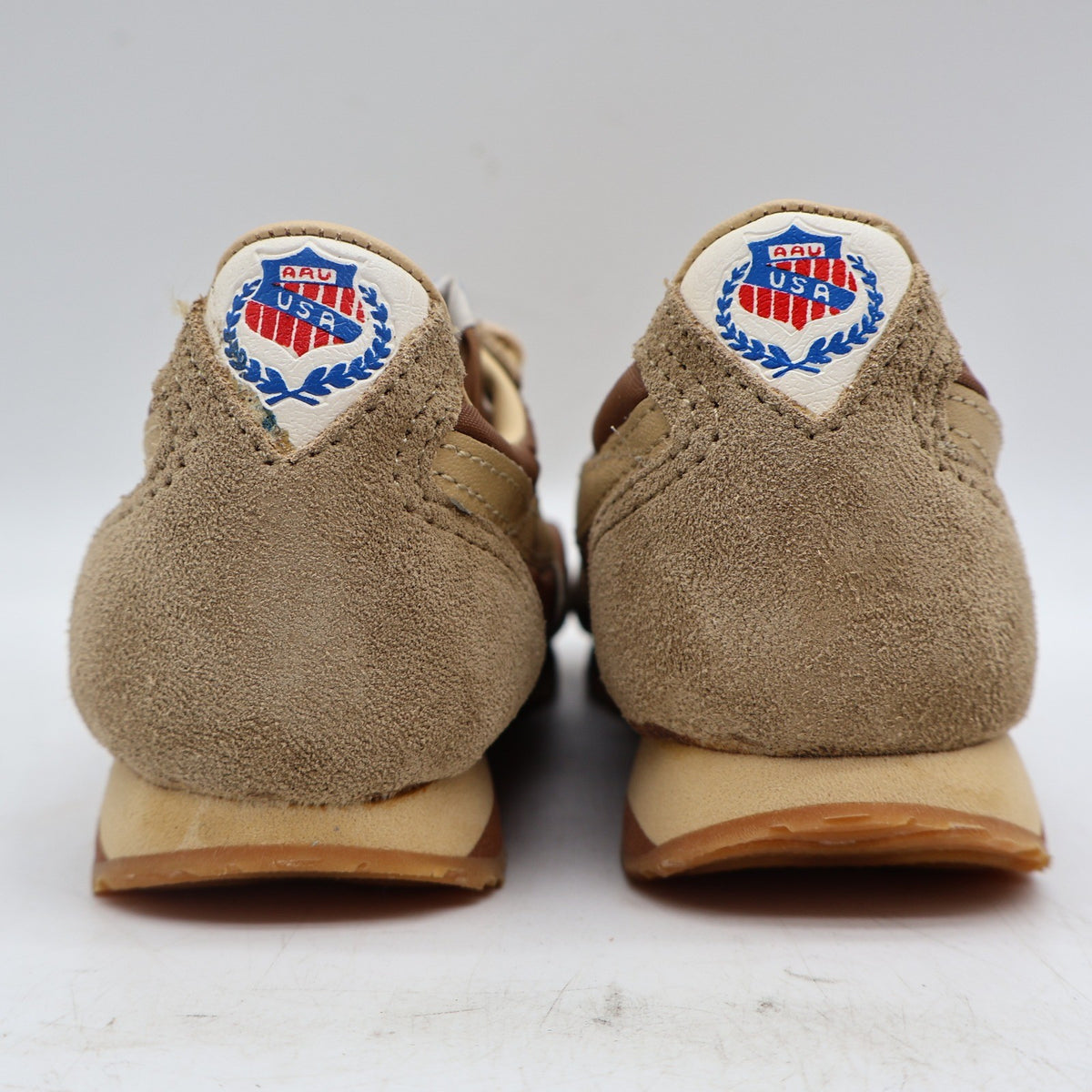 AAU Shoes LW 101 Kids Size 11.5 Vintage Deadstock Tobacco Brown Running Sneakers - take2supply