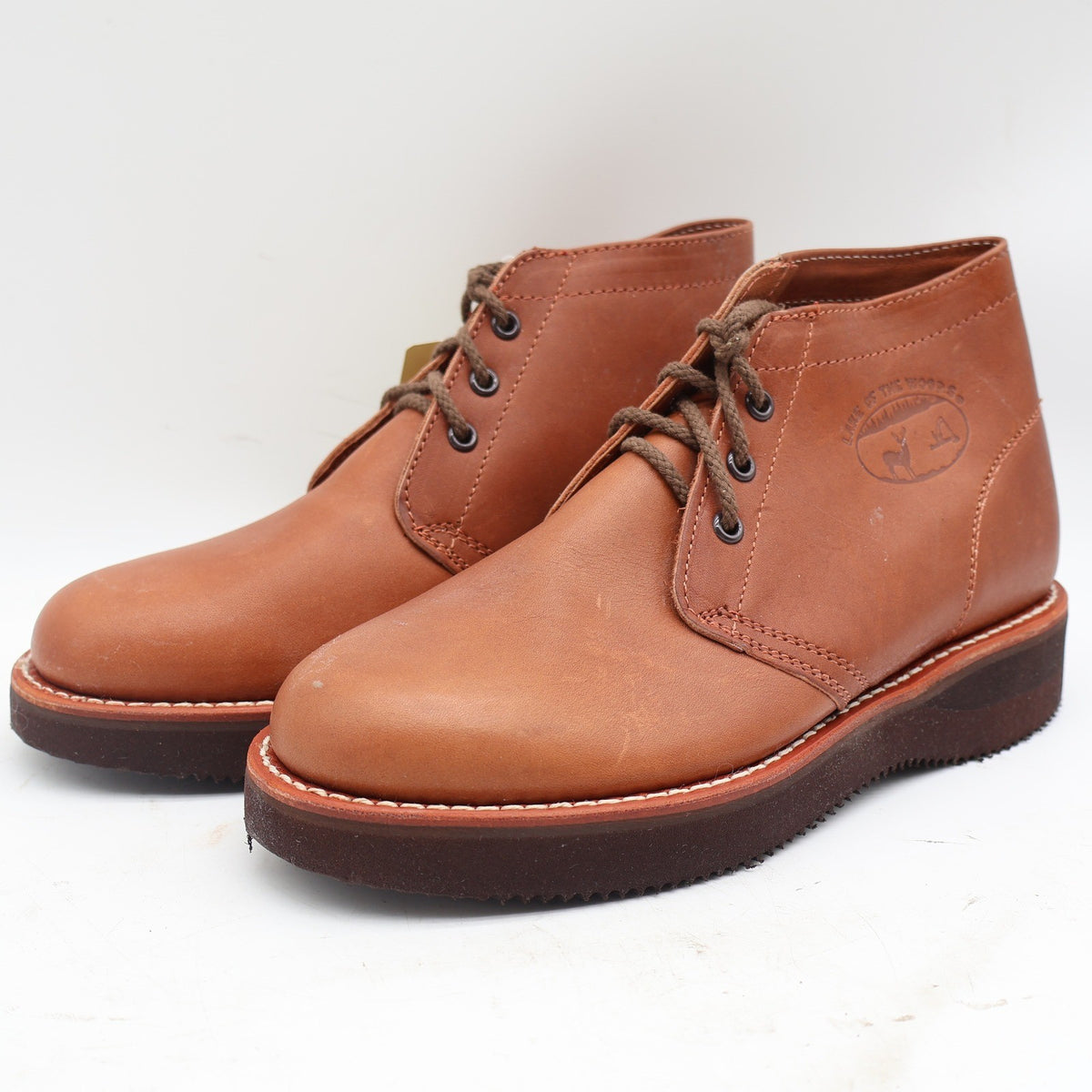 Lake of the Woods Chukka Boots Mens 8 EE Vintage Brown Leather 2429 New With Box - take2supply