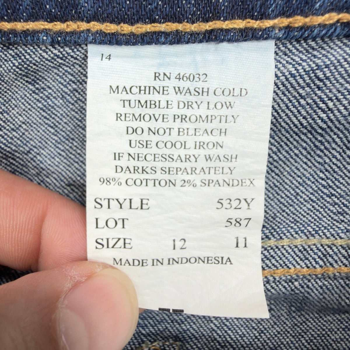 J Jeans Stretch Bootcut Jeans Womens 12 Indigo Blue Cotton Blend NWT - take2supply