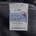 Vintage Young Maverick Boys Jeans 7 Regular Blue Straight Leg USA NWT - take2supply