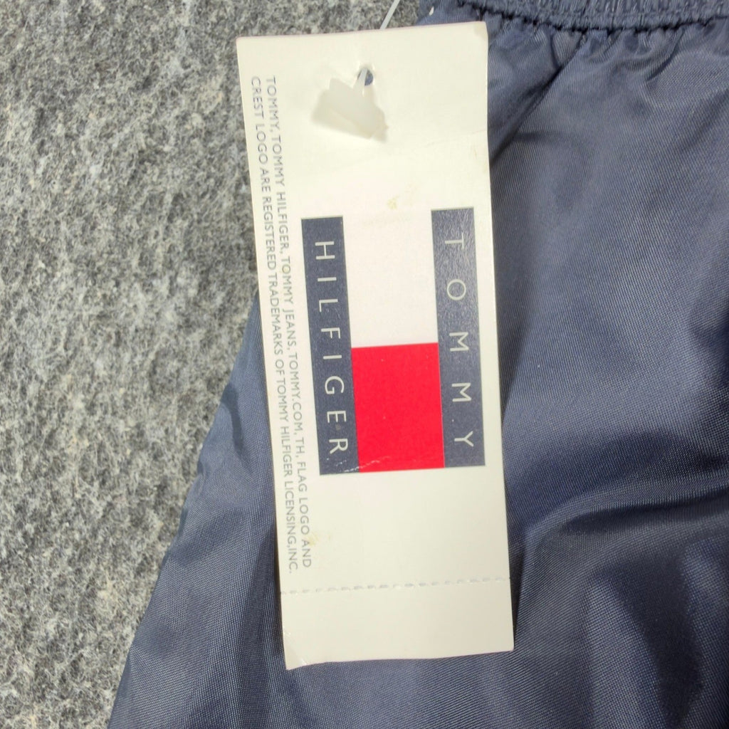Tommy Hilfiger Y2K Windbreaker Track Pants Kids 4 Navy Blue Nylon NWT Vintage - take2supply
