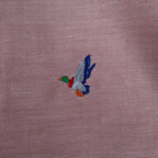 A Fox Shirt Kids 5 Vintage Pink Cotton Short Sleeve Duck Embroidery USA New - take2supply