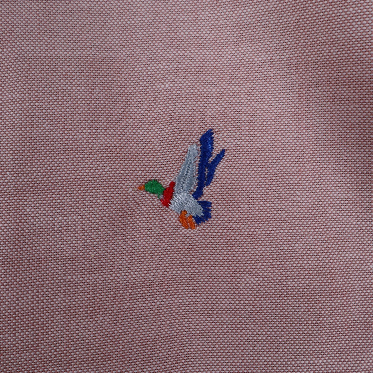 A Fox Shirt Kids 5 Vintage Pink Cotton Short Sleeve Duck Embroidery USA New - take2supply