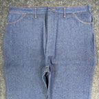 Wrangler Vintage 80s Bootcut Jeans Mens 44x32 Blue Cotton USA Made NOS NWT - take2supply