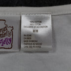 Peanut Butter & Jelly Shirt Womens Medium White Holiday Christmas Sleigh Beaded - take2supply