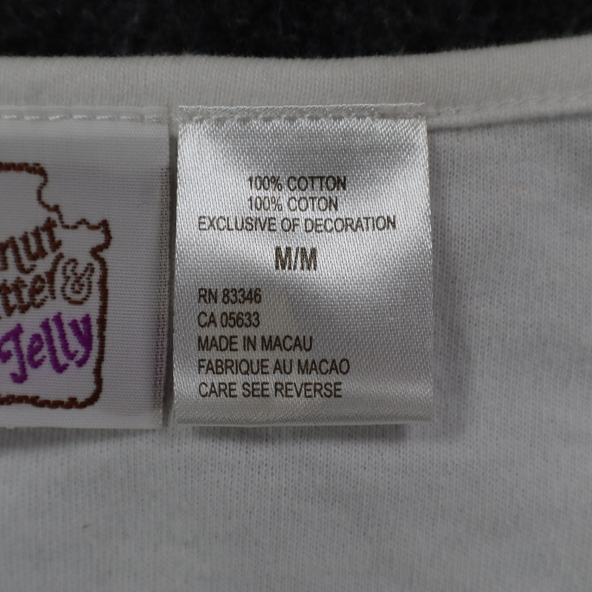 Peanut Butter & Jelly Shirt Womens Medium White Holiday Christmas Sleigh Beaded - take2supply