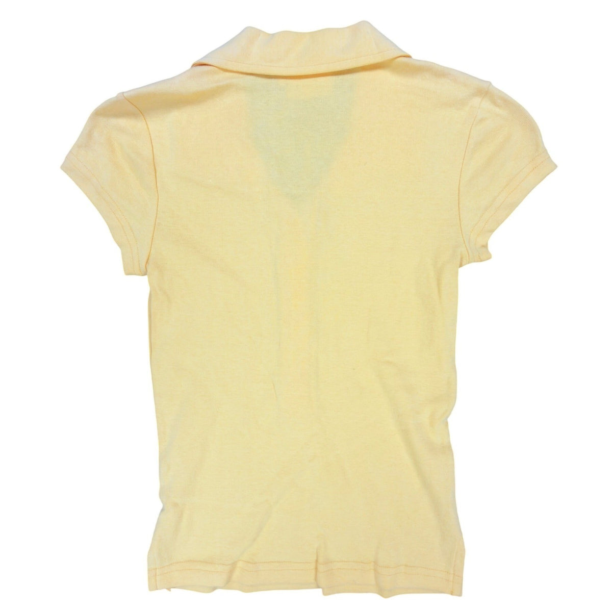 A. Byer Y2K Polo Shirt Womens Small Yellow Cotton Deadstock NWT Made in USA - take2supply