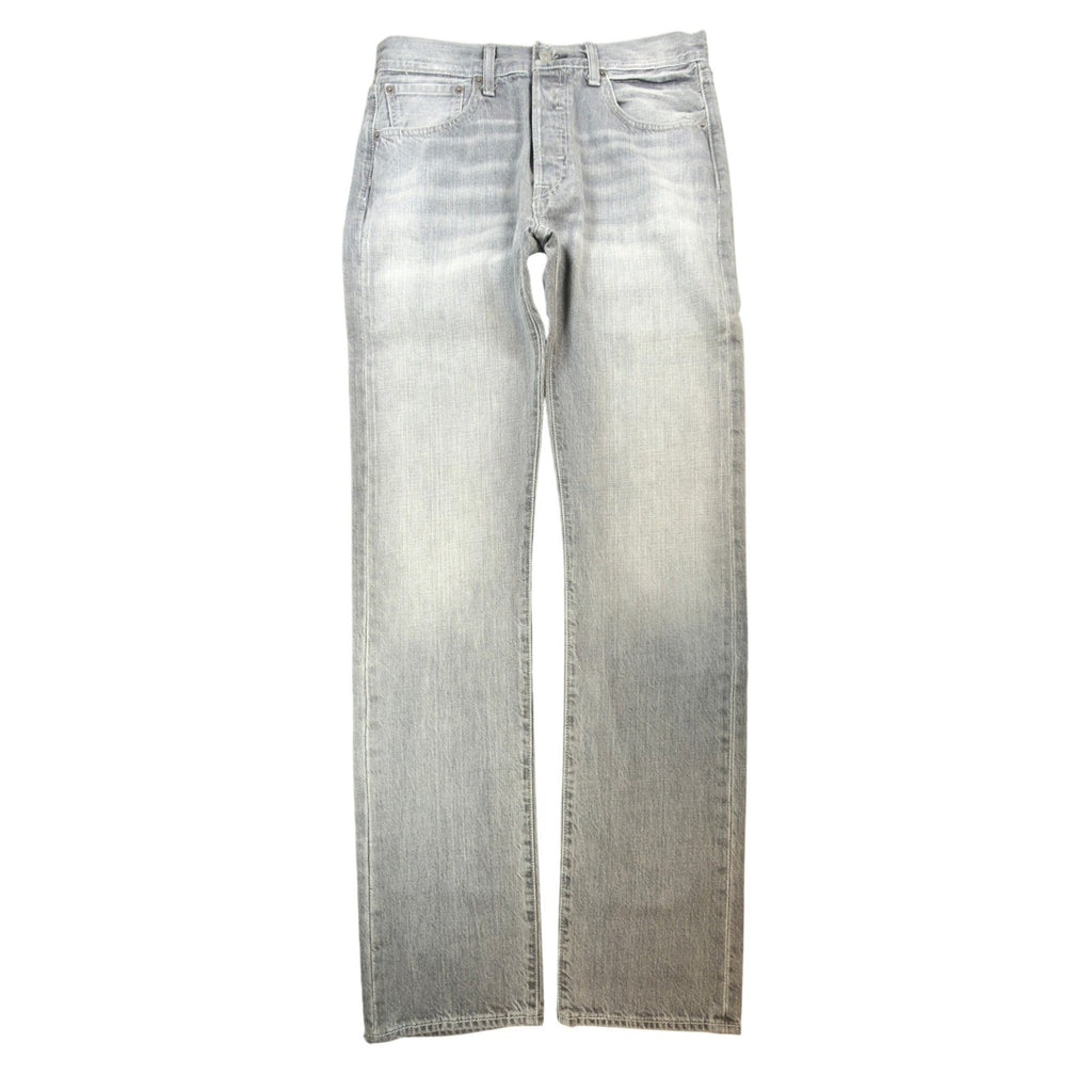Levi's 501 Original Fit Jeans Mens 32x36 Gray Denim Straight Leg NWT C109 - take2supply