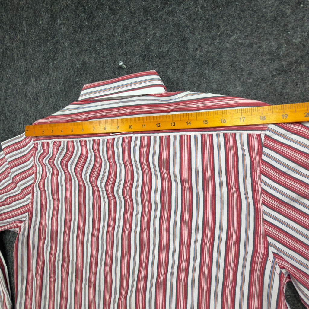 US Polo Assn Striped Button Down Shirt Mens XL Red White Cotton NWT - take2supply