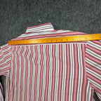 US Polo Assn Striped Button Down Shirt Mens XL Red White Cotton NWT - take2supply