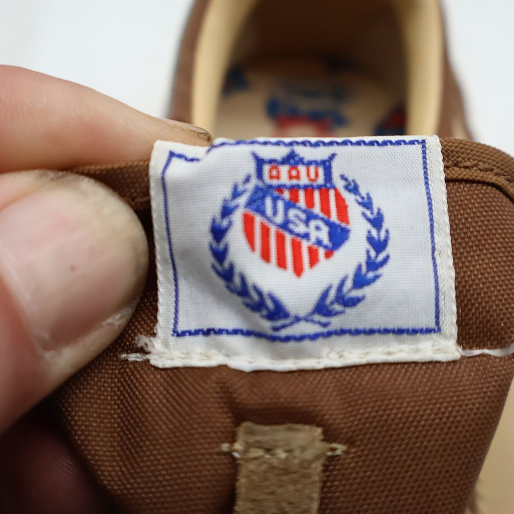 AAU Shoes LW 101 Kids Size 11.5 Vintage Deadstock Tobacco Brown Running Sneakers - take2supply