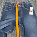 Tommy Hilfiger Y2K Freedom Fit Jeans Boy 14 Blue Cotton NWT Deadstock - take2supply