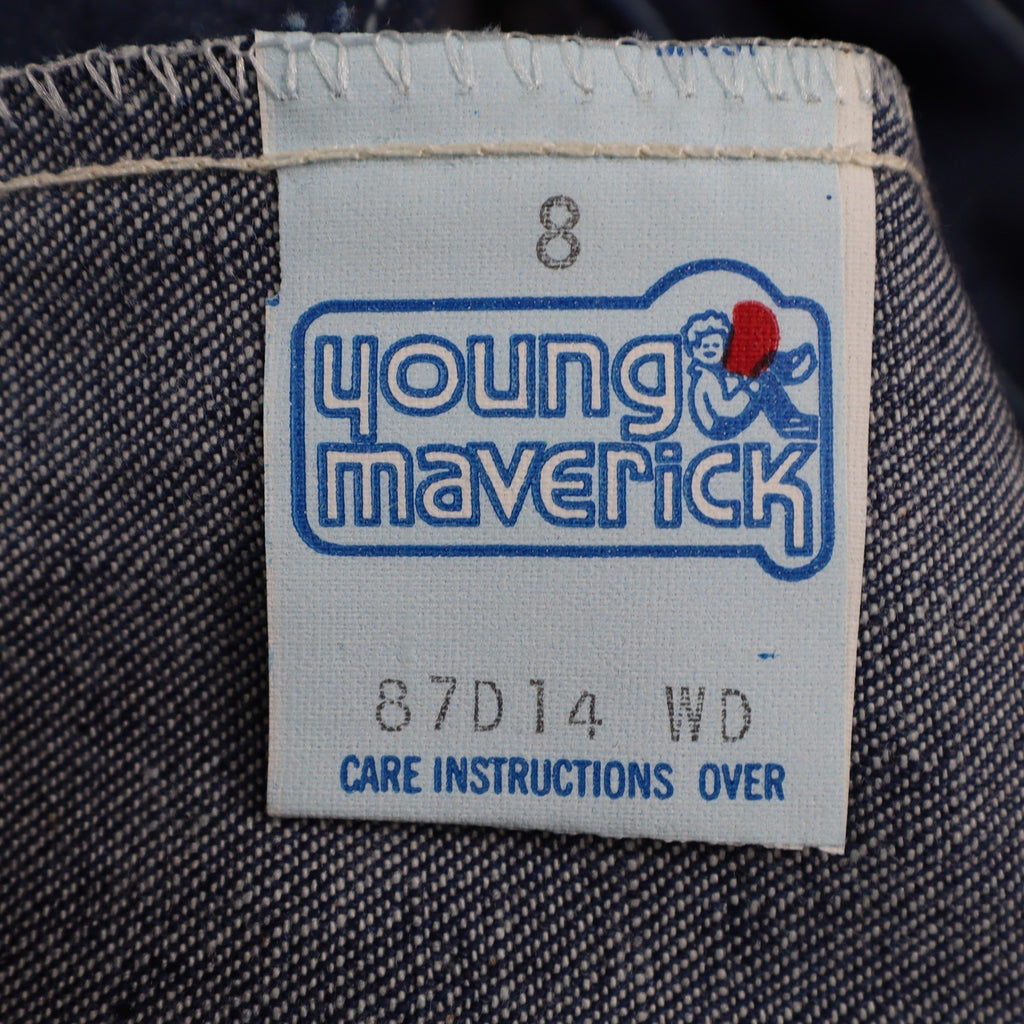 Vintage Young Maverick Boys Jeans Size 8 Blue Flare Leg USA NWT - take2supply
