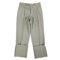Gino Cappeli Dress Pants Mens 33 Vintage Olive Green Pleated James Deadstock - take2supply
