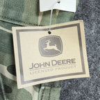 John Deere Carpenter Pants Boys 12 Y2K Camo Canvas Woodland Workwear Deadstock - take2supply