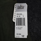 Lucia Trousers Womens 12 Vintage 90s Cactus Green Stretch Straight Leg Pants NWT - take2supply