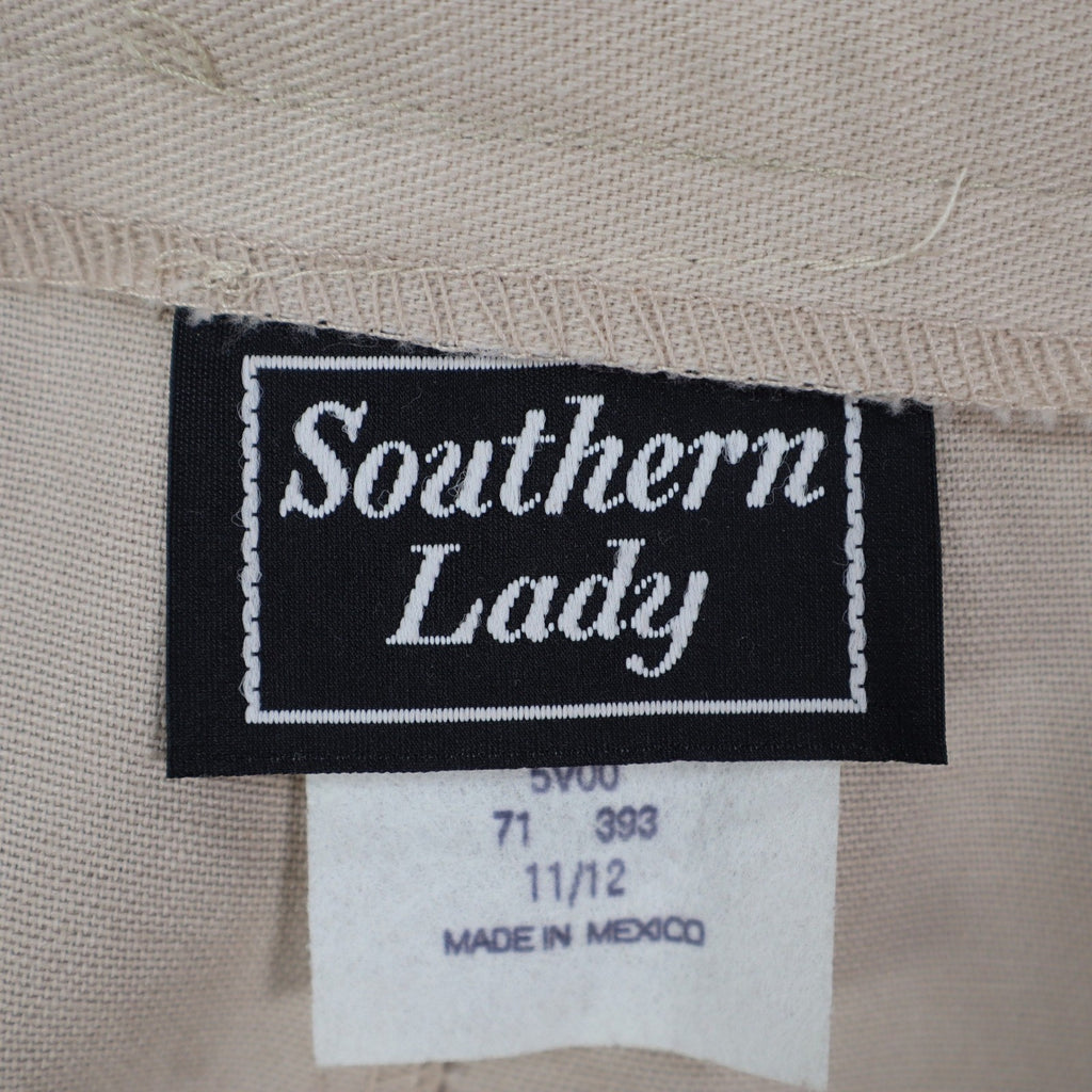 Southern Lady Culottes Women 14 Vintage 90s Khaki Pleated Wide Leg Shorts NWT - take2supply
