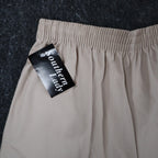 Southern Lady Culottes Womens 10 Vintage 90s Khaki Twill Pleated Wide Leg Shorts - take2supply
