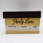 Party Lane Wedge Sandals Toddler Size 10 Vintage Brown Faux Leather Deadstock - take2supply
