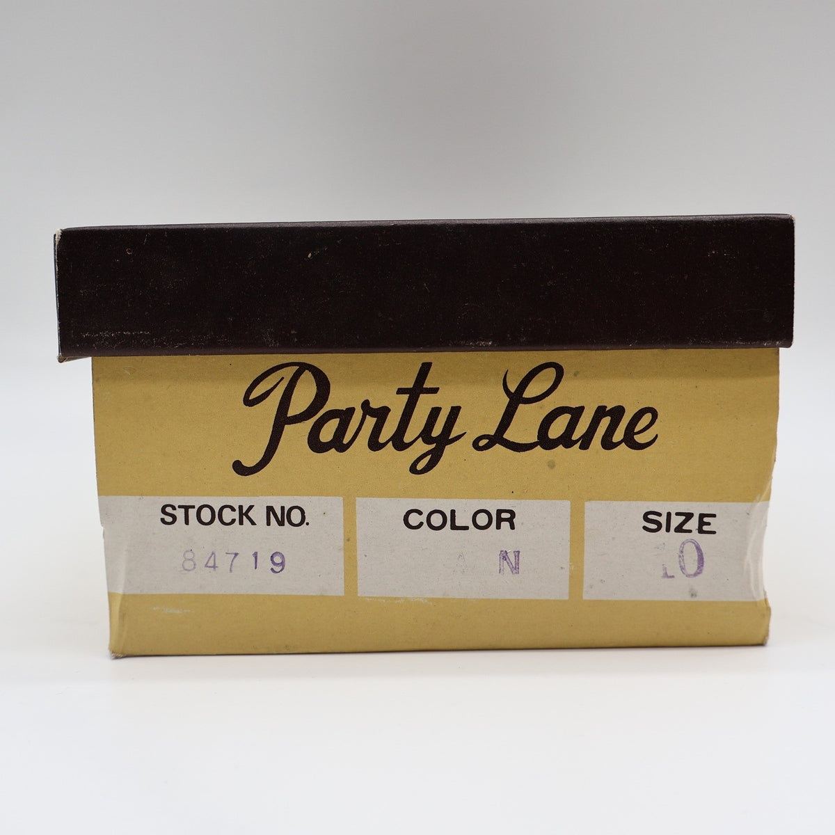 Party Lane Wedge Sandals Toddler Size 10 Vintage Brown Faux Leather Deadstock - take2supply