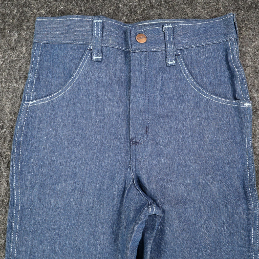 Vintage Young Maverick Boys Jeans Size 8 Blue Flare Leg USA NWT - take2supply