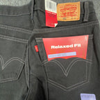 Levi's Y2K 550 Student Relaxed Fit Jeans Men 29x30 Black Denim NWT Deadstock - take2supply