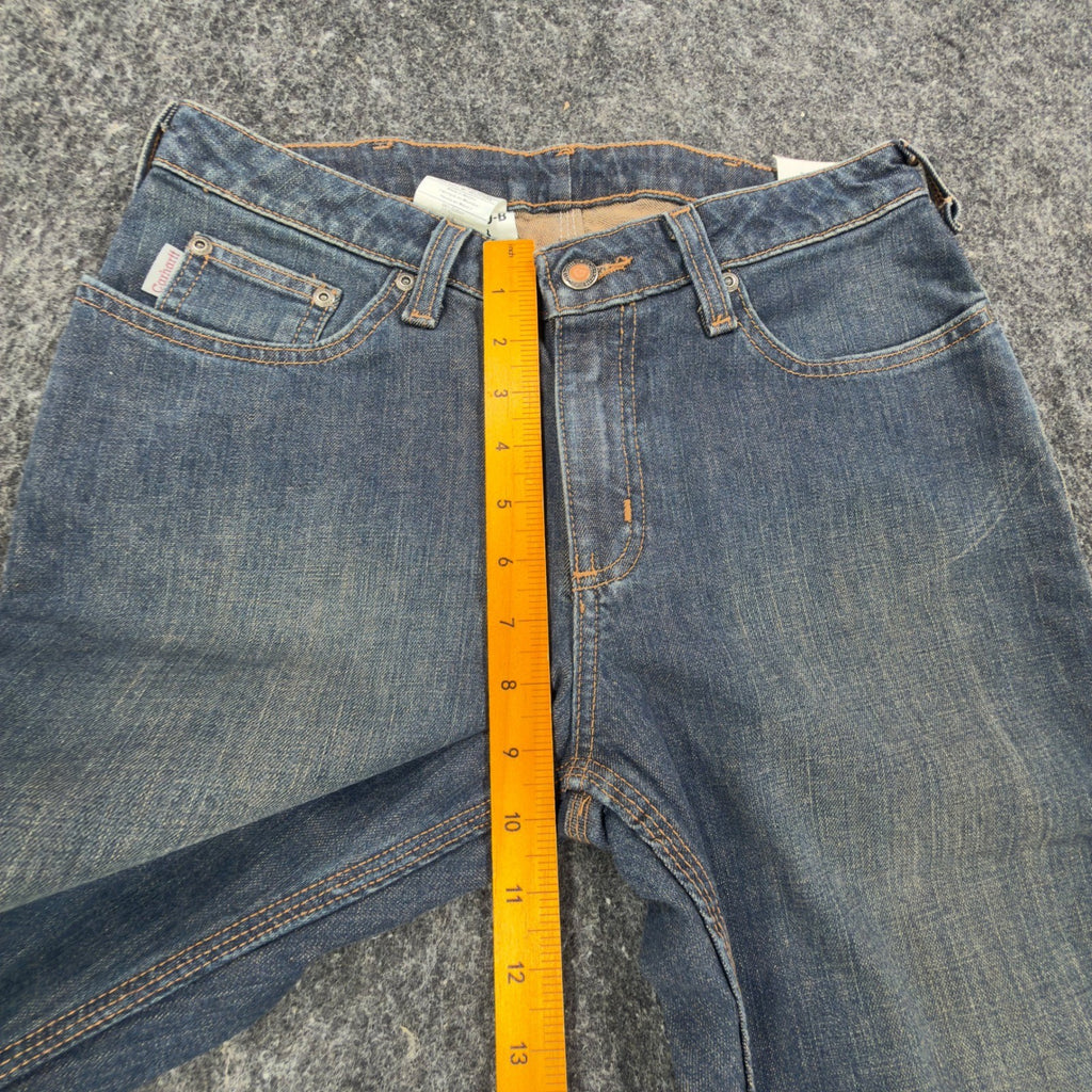 Carhartt Traditional Fit Boot Cut Jeans Women 6 X 28 Blue Denim New - take2supply