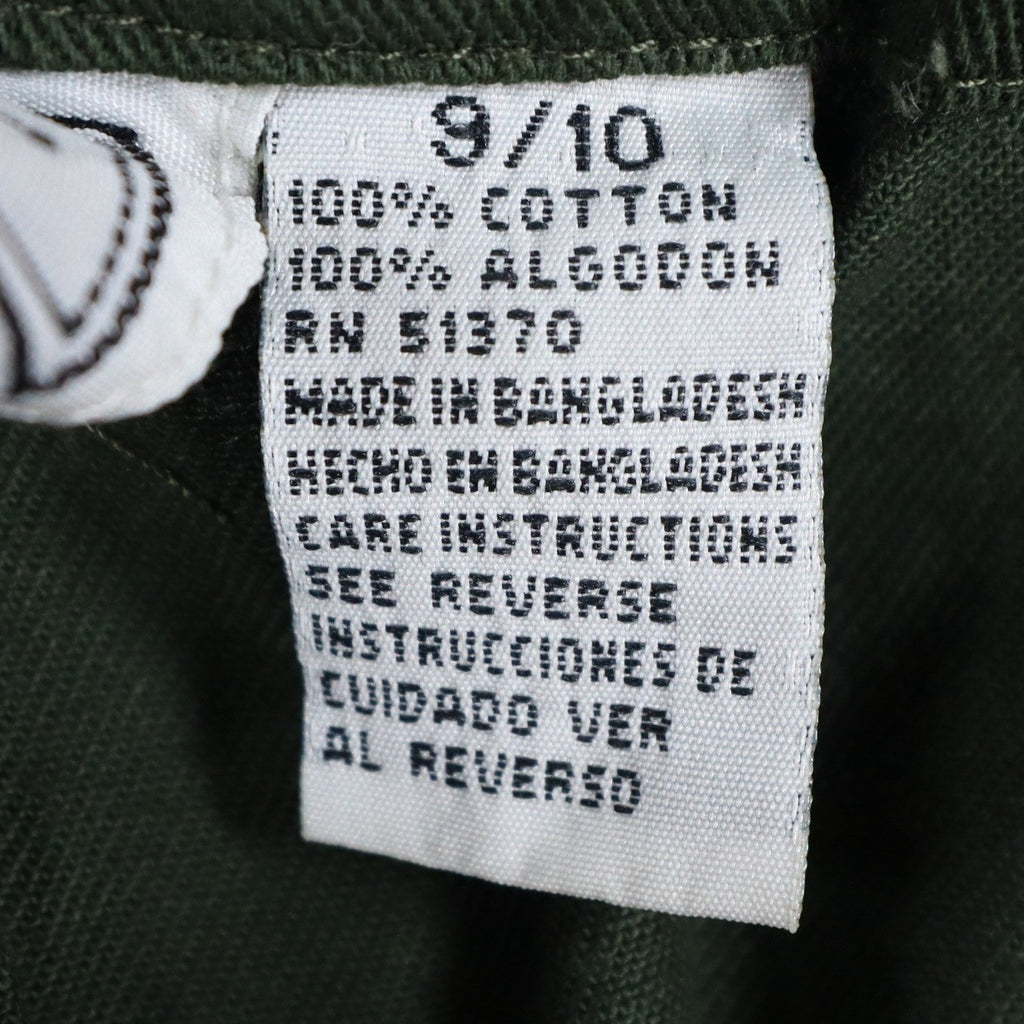 B. Bronson Pleated Shorts Womens 9/10 Vintage 90s Olive Green Cotton With Belt - take2supply