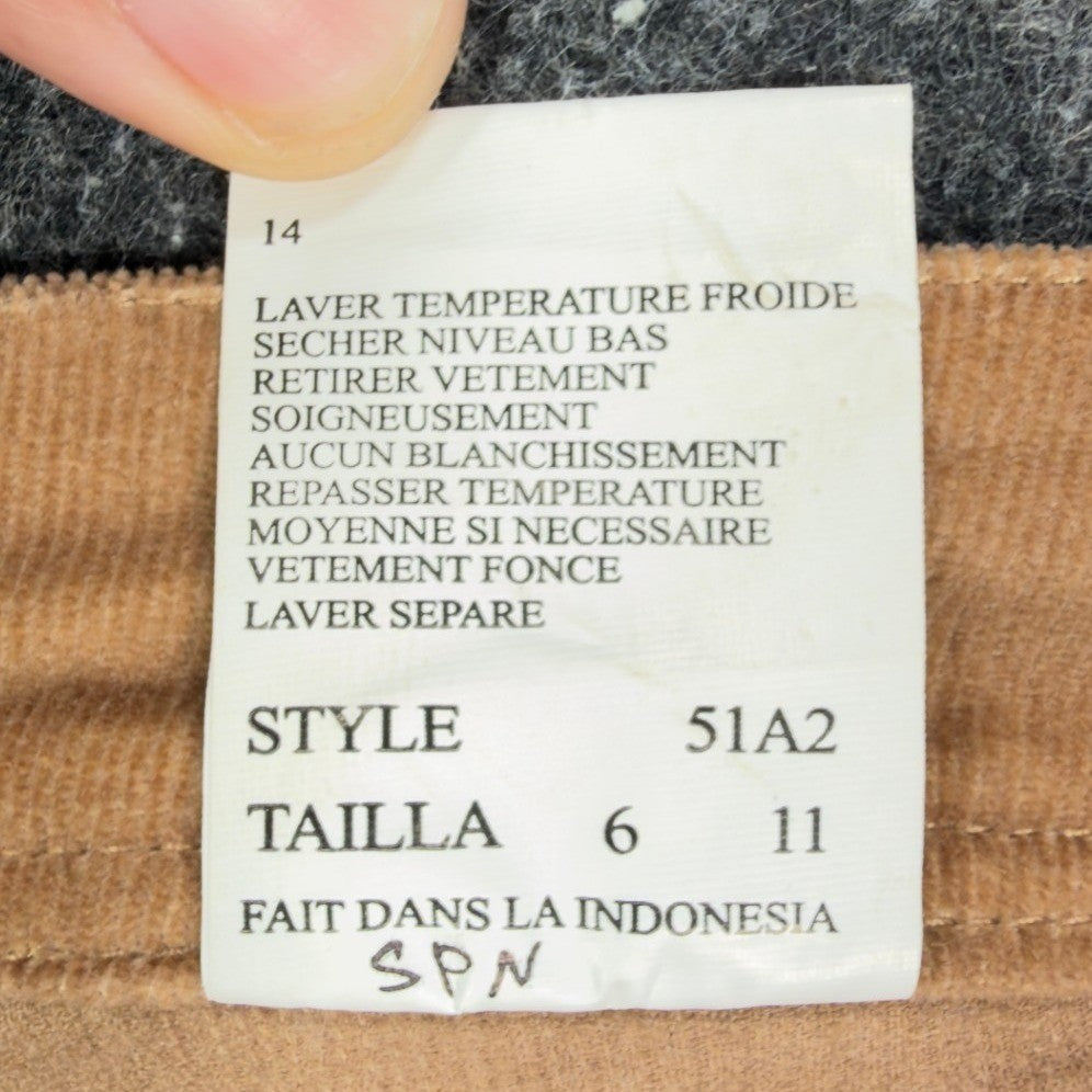 J Jeans Corduroy Flare Pants Womens 6 Tan Cotton Stretch NWT Deadstock - take2supply