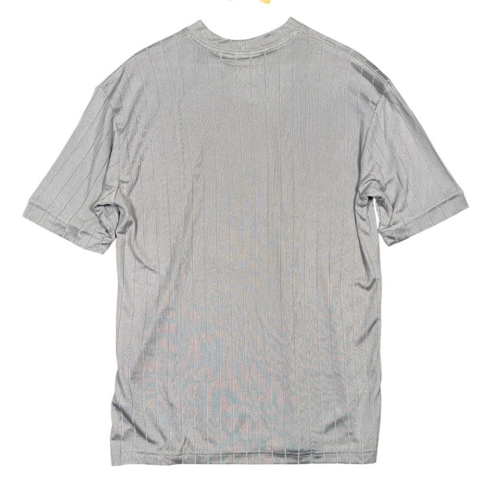 IRVINE PARK Mens Gray Vertical Stripe Short Sleeve T-Shirt Size L XL - take2supply