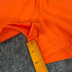 Fruit of the Loom Vintage 70s Gym Shorts Boys XS Orange Cotton NWT - take2supply