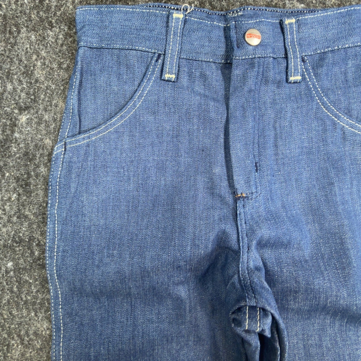 Maverick Vintage 70s Jeans Girls 7 Reg Blue High Waist USA NOS NWT 24x25.75 - take2supply