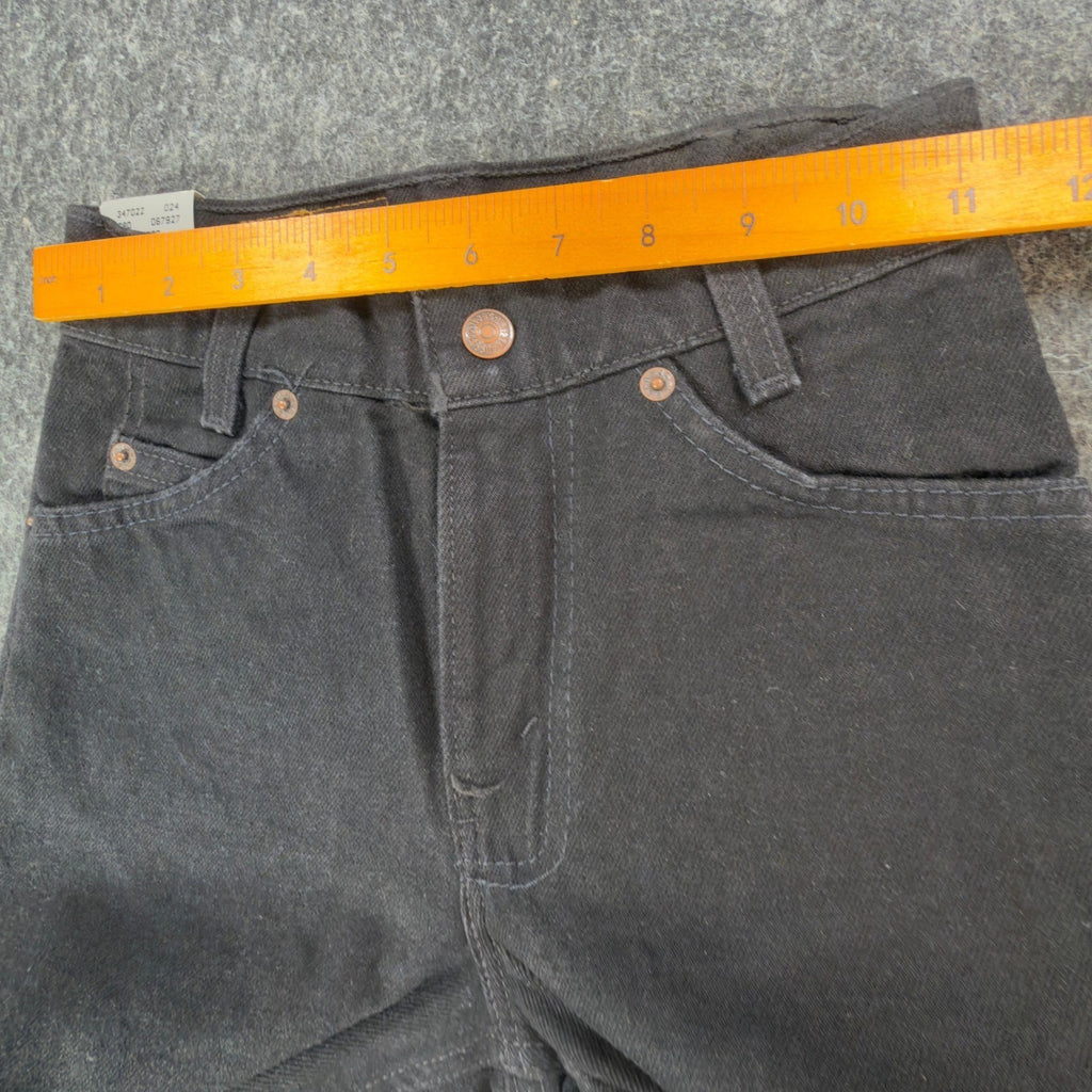 Levi's 550 Girls 11 Slim Black Vintage Jeans USA Made NWT - take2supply