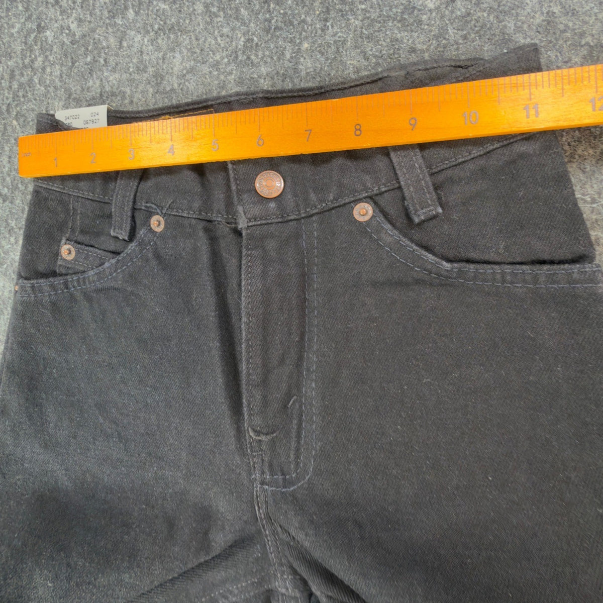 Levi's 550 Girls 11 Slim Black Vintage Jeans USA Made NWT - take2supply