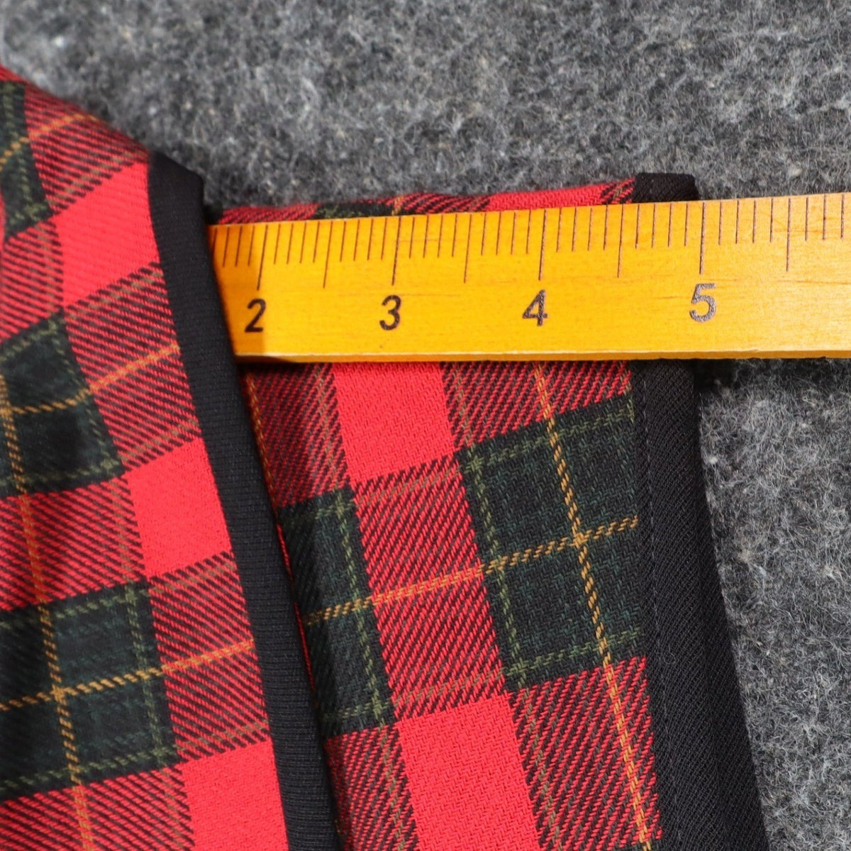 Lucia Plaid Vest Womens 14 Vintage 90s Red Tartan Gold Button Made in USA NWT - take2supply