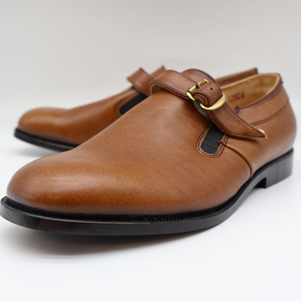 Young Explorers by Lyons Boys 13.5 Vintage Deadstock Leather Monk Strap Loafers - take2supply