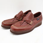 Wrangler Loafers Mens 7.5 M Vintage 70s Deadstock Brown Leather Moc Toe 96-5527 - take2supply