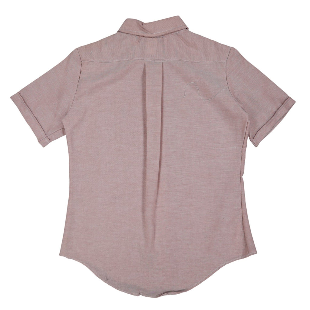 A Fox Shirt Kids 5 Vintage Pink Cotton Short Sleeve Duck Embroidery USA New - take2supply